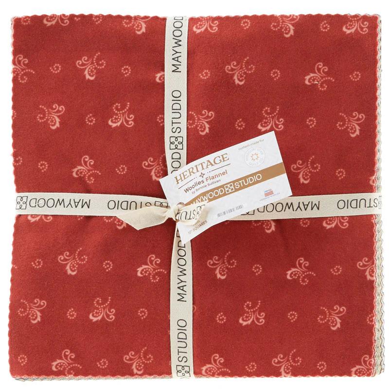 Woolies Heritage Flannel 10" Squares