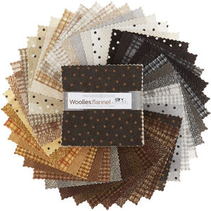 Woolies Flannel Neutral Charm Pack