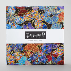 Wings of Gold Metallic 10" Squares