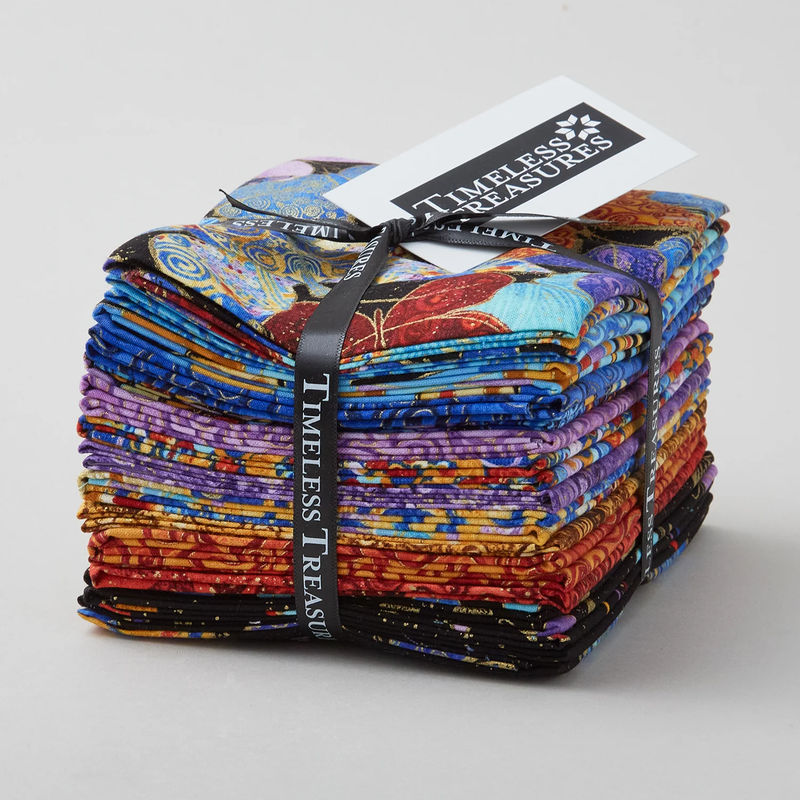 Wings of Gold Metallic Fat Quarter Bundle