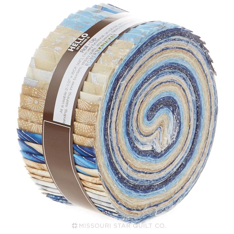 Winter's Grandeur Indigo Metallic Roll Up