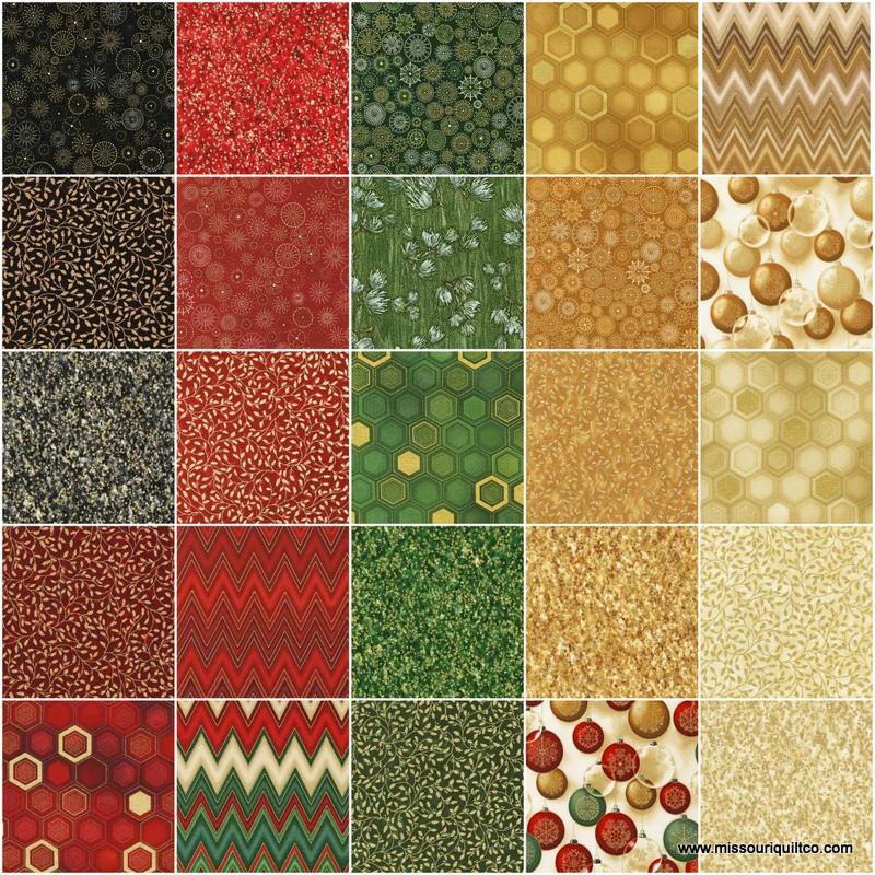 Winter's Grandeur Holiday Metallic Ten Squares