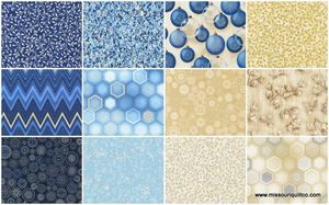 Winter's Grandeur Indigo Metallic Charm Pack