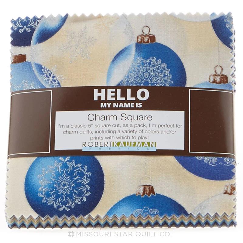 Winter's Grandeur Indigo Metallic Charm Pack