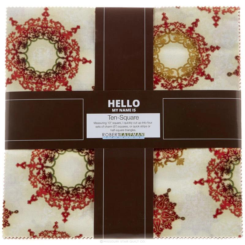 Winter's Grandeur 4 - Holiday Colorstory Metallic Ten Squares