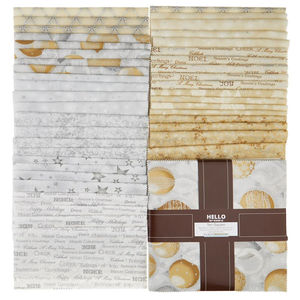 Winter's Grandeur Champagne Metallic Ten Squares