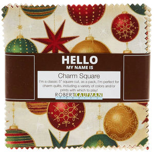 Winter's Grandeur 6 Holiday Metallic Charm Pack