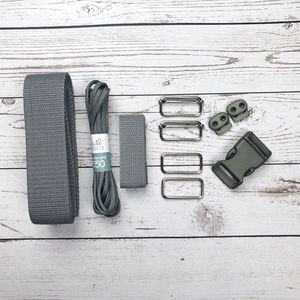 Braveheart Backpack Hardware Kit - Grey