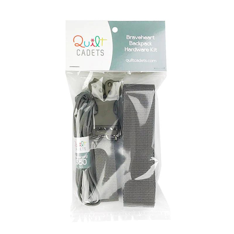 Braveheart Backpack Hardware Kit - Grey