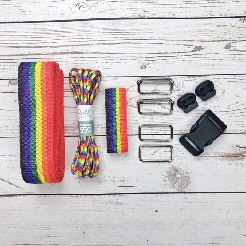 Braveheart Backpack Hardware Kit - Rainbow