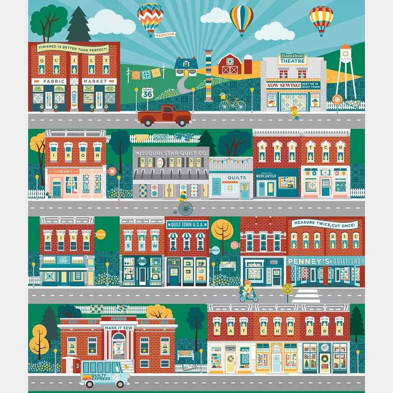 Welcome To Quilt Town - Welcome to Hamilton Multi Panel