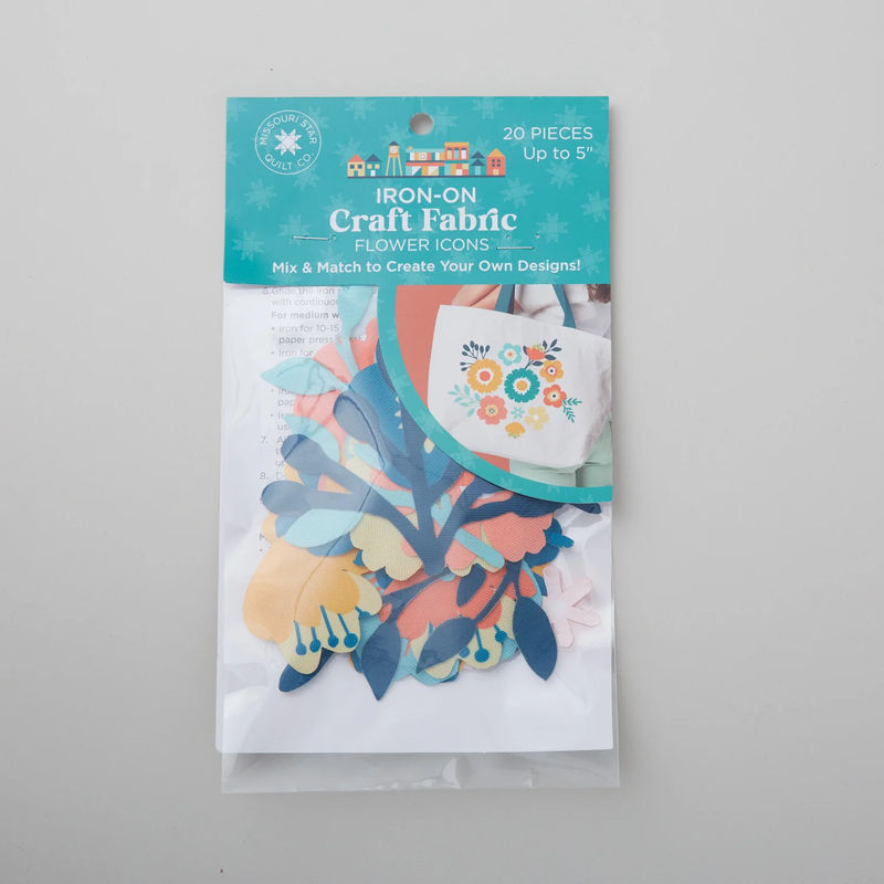 Missouri Star Iron-on Fabric - Quilt Town Flowers