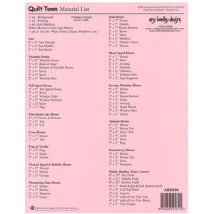 Quilt Town Wall Hanging Pattern