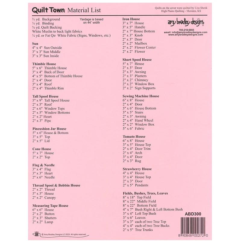 Quilt Town Wall Hanging Pattern