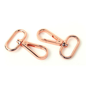 Sallie Tomato 1" Swivel Hooks - Set of Two Rose Gold