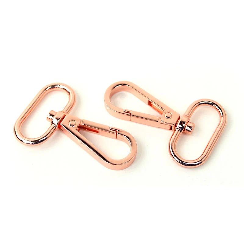 Sallie Tomato 1" Swivel Hooks - Set of Two Rose Gold