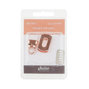 Sallie Tomato Pocket Flip Lock - Rose Gold