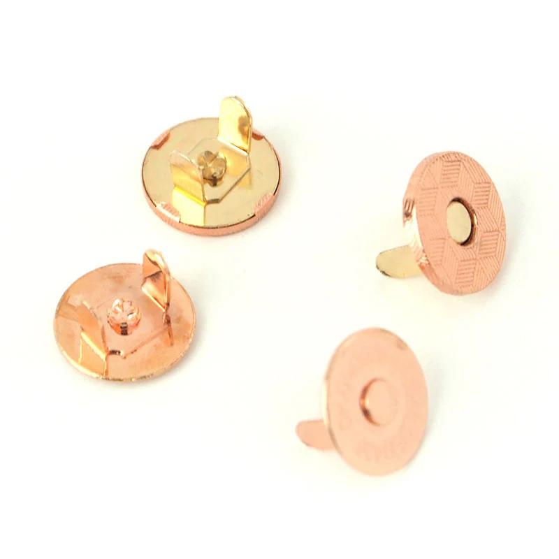 Sallie Tomato Magnetic Snaps - Set of Two 1/2" Rose Gold