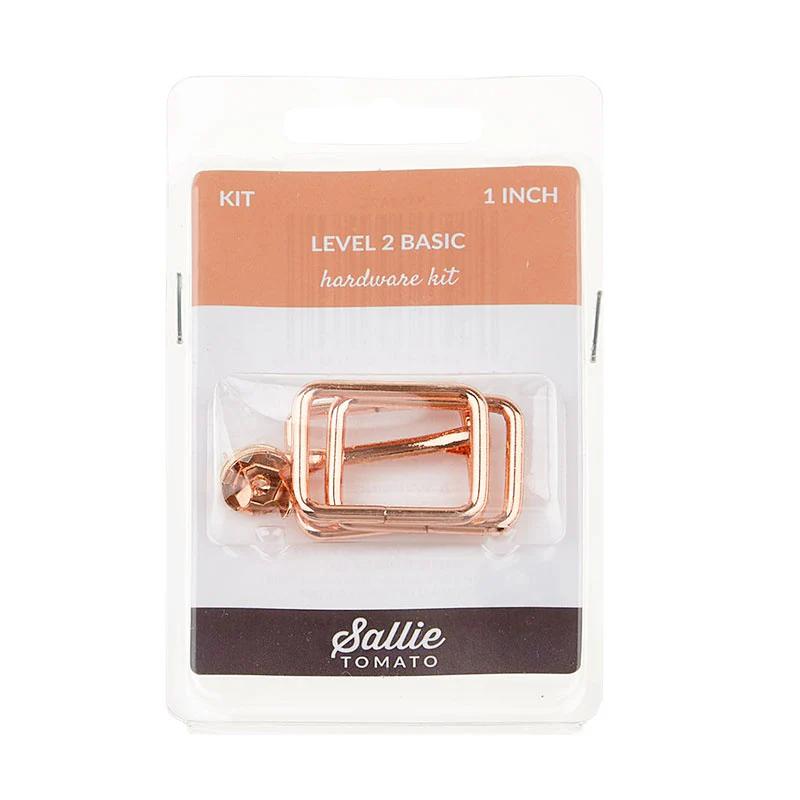 Sallie Tomato Level 2 Basic Hardware Kit - 1" Rose Gold
