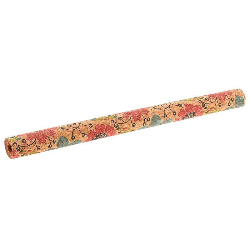 Doodle Floral Cork Fabric - 1/2 Yard Cut