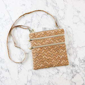 Zippy Bag Kit - Chevron Cork