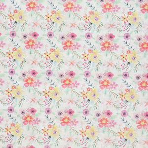 Watercolor Blooms Cork Fabric - 1/2 Yard Cut