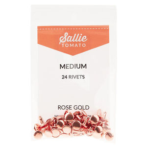 Sallie Tomato Medium Rivets - Set of 24 8mm Rose Gold