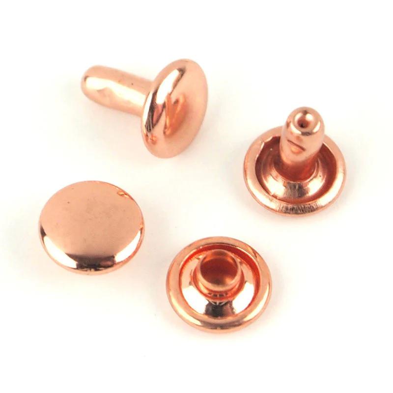 Sallie Tomato Medium Rivets - Set of 24 8mm Rose Gold