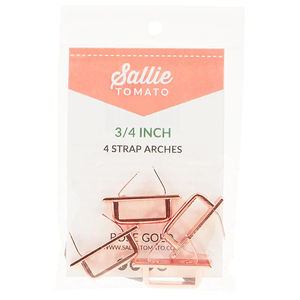 Sallie Tomato Strap Arches - Set of Four 3/4" Rose Gold