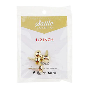 Sallie Tomato Dome Bag Feet - Set of Four Gold