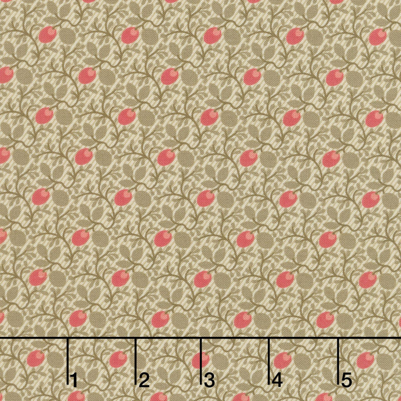 Joy - Cranberries Evergreen Yardage