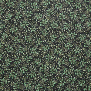 Holiday Flourish - Festive Finery Sprigs Forest Metallic Yardage