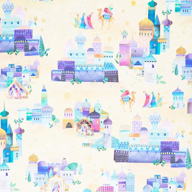 Holy Night - Nativity Day Metallic Yardage