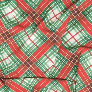 Christmas Musical - Holiday Plaid Multi Yardage