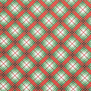 Christmas Musical - Holiday Plaid Multi Yardage