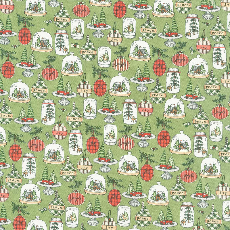 Homemade Holidays - Homemade Centerpieces Green Yardage