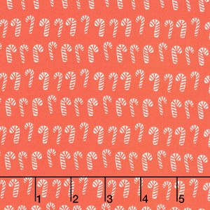 Christmas In The Cabin - Peppermint Parade Red Yardage