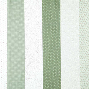 Songbird Holiday - Strip It Green Yardage