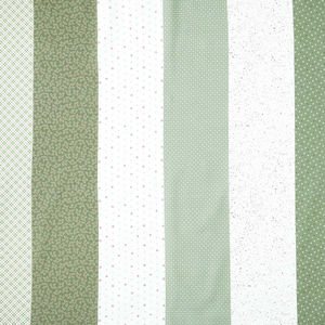 Songbird Holiday - Strip It Green Yardage