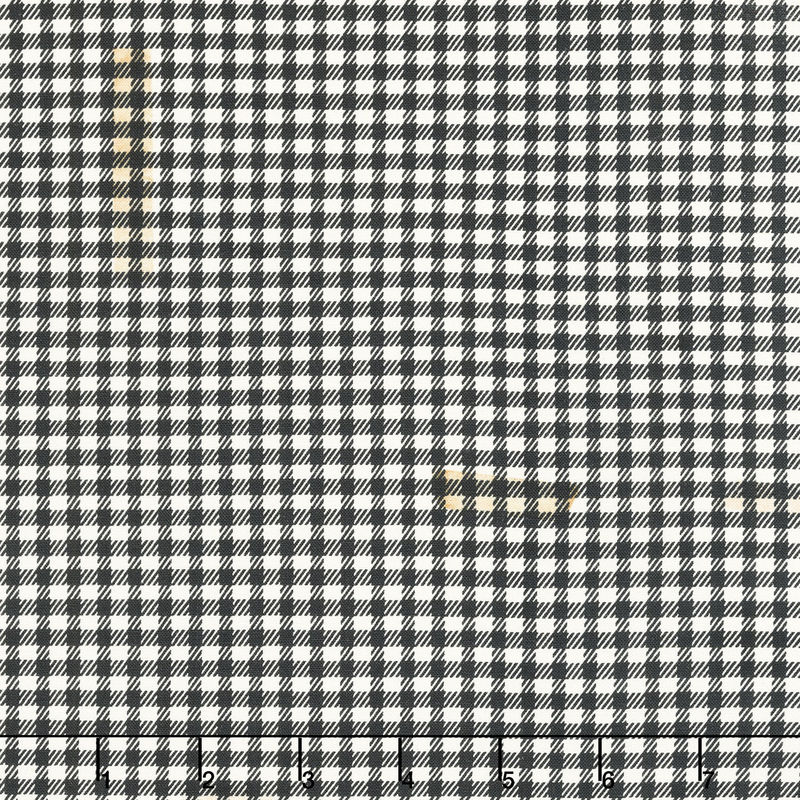 Holidays Past - Taped Gingham Black Yardage
