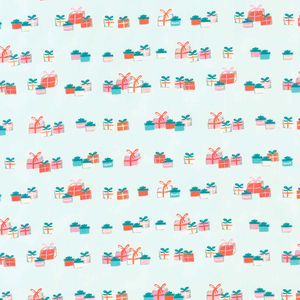 Christmas In The Cabin - Season of Giving Blue Yardage