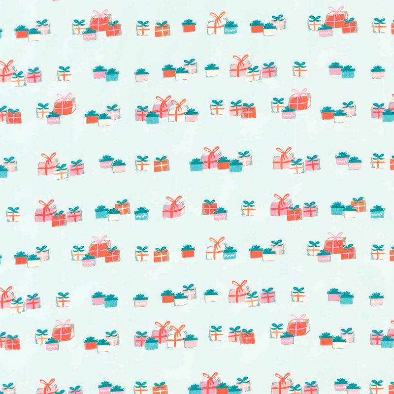 Christmas In The Cabin - Season of Giving Blue Yardage