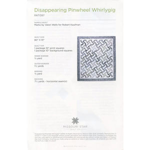 Disappearing Pinwheel Whirlygig Pattern by Missouri Star
