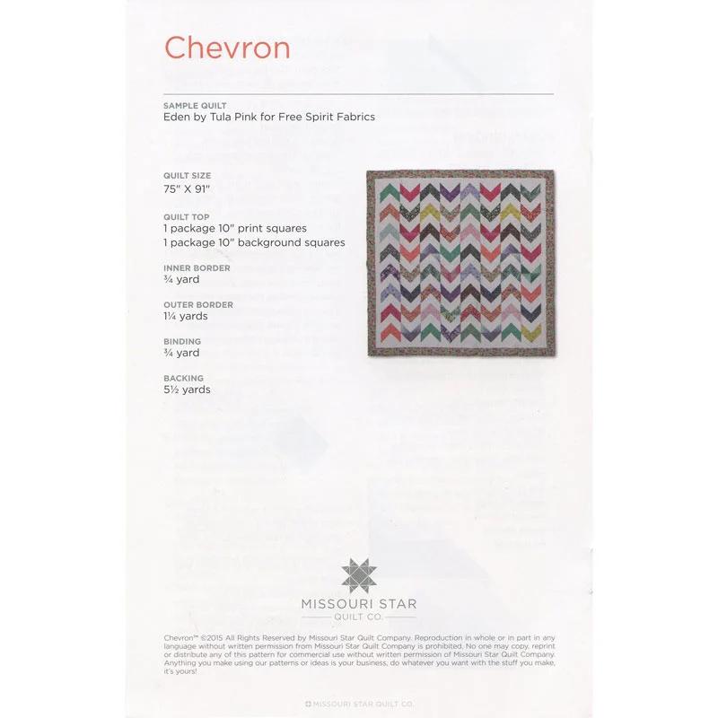 Chevron Quilt Pattern by Missouri Star