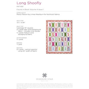 Long Shoofly Quilt Pattern by Missouri Star