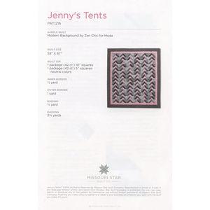 Jenny's Tents Pattern by Missouri Star