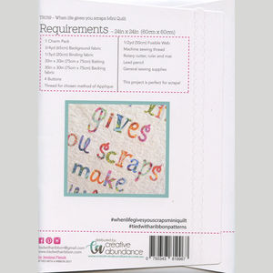 When Life Gives You Scraps Quilt Pattern