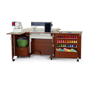 Wallaby II Sewing Cabinet - Teak