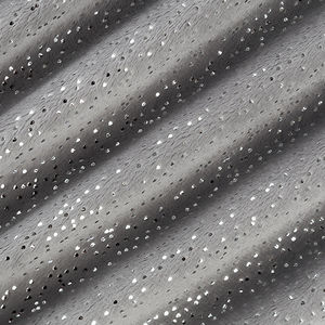 Sparkle Cuddle® Glitter - Graphite Silver Metallic Minky Yardage