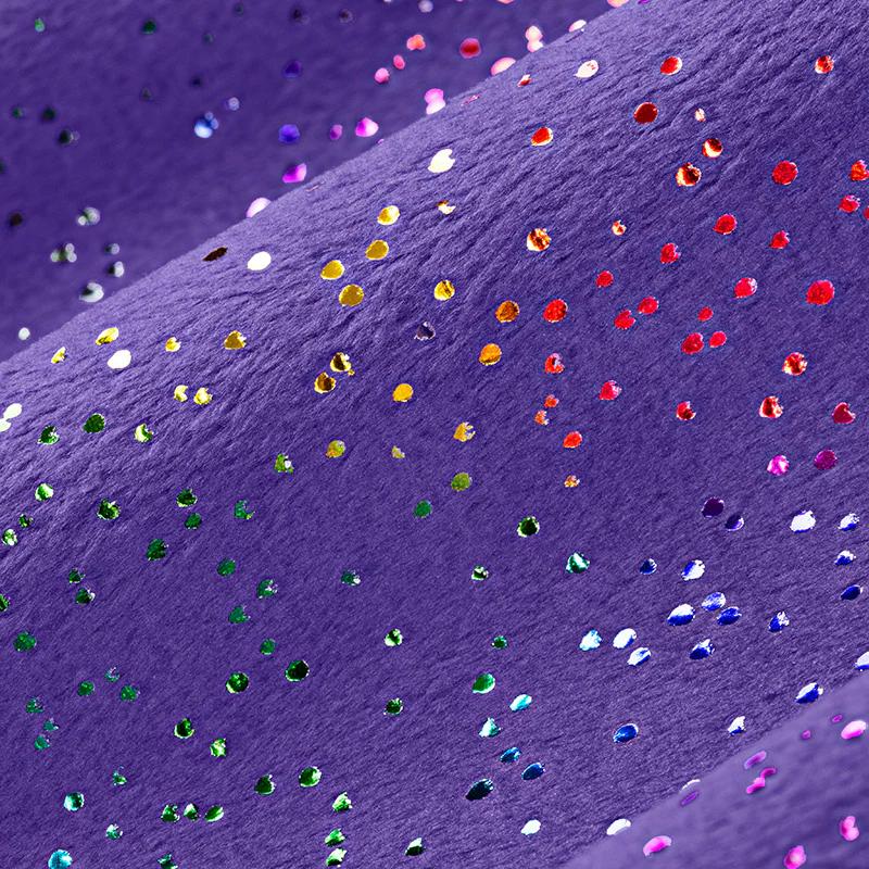 Sparkle Cuddle® Glitter - Viola Multi Metallic Minky Yardage